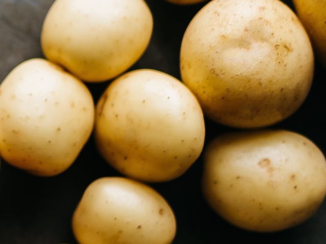 Baby Potatoes Close Up
